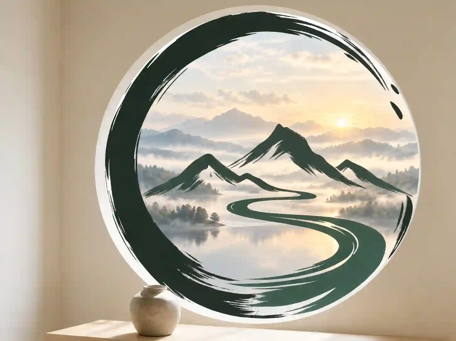 ChiDestiny brand vision showcasing a peaceful Chinese scholar garden and contemplative lifestyle