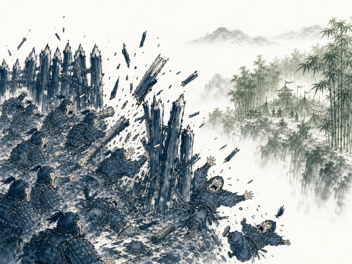 Martial artist sidestepping an oncoming charge with effortless pivot as opponent's strike hits empty air in crisp minimalist Chinese ink wash emphasizing agile balance and open space, illustrating evading aggressive demands to let external pressure dissipate safely into empty space on ChiDestiny